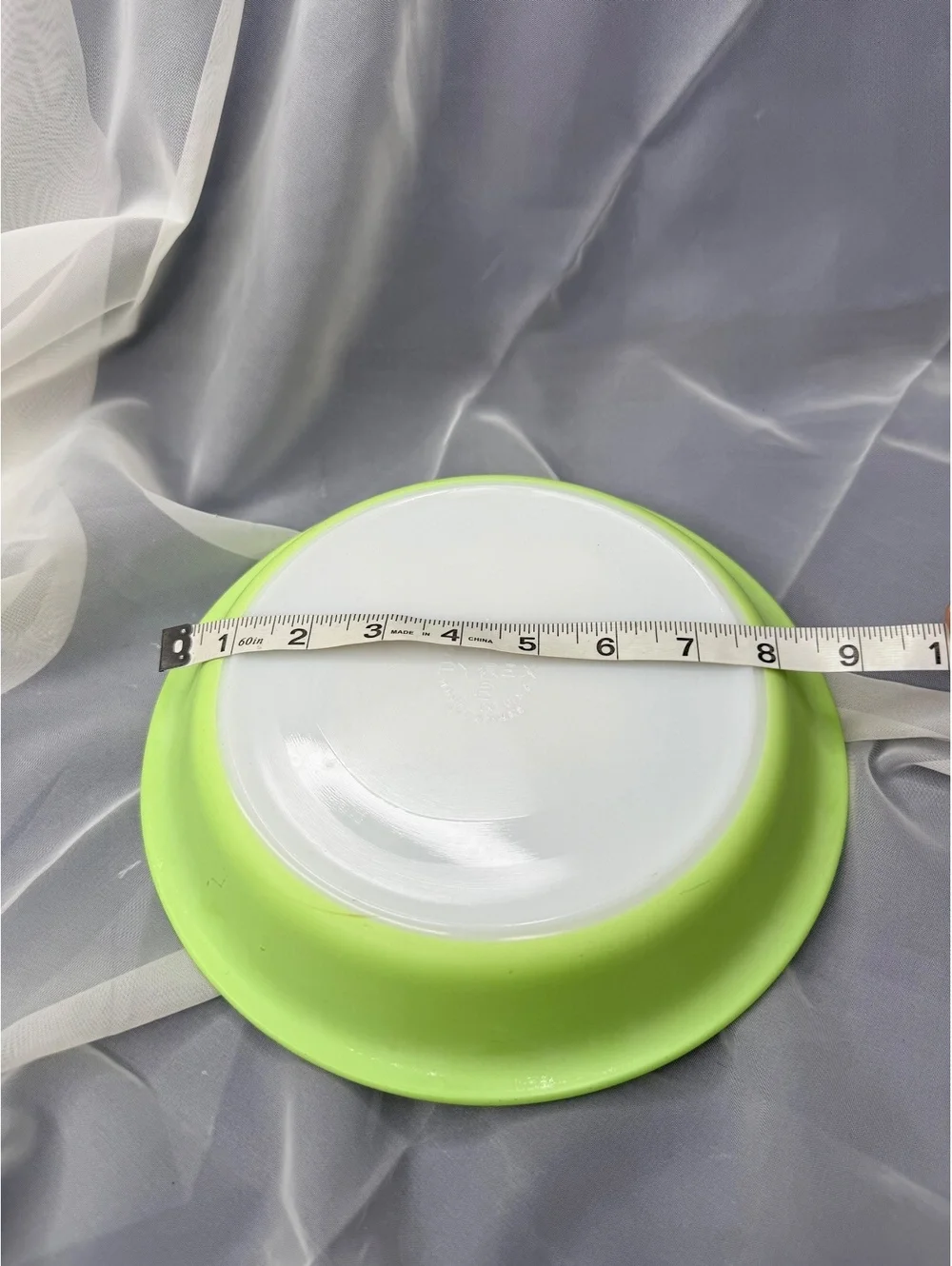 Pyrex Lime Green 9.5” Pie Plate 209 Vintage Milk Glass Pie Dish USA [COPY]